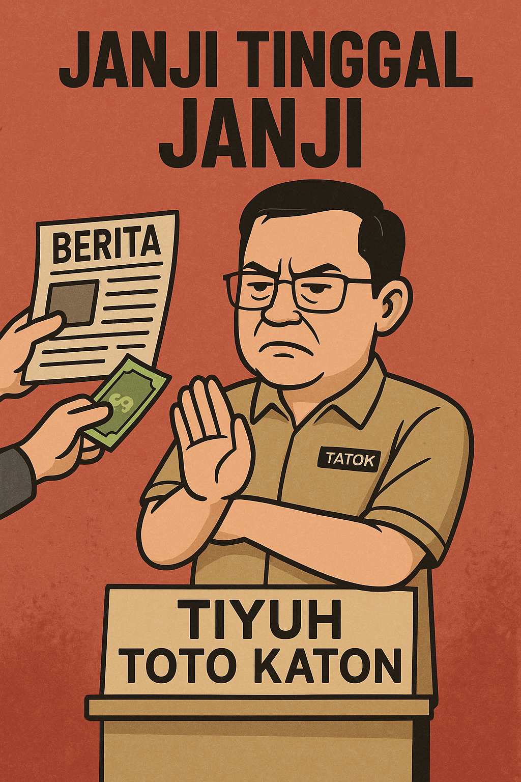 Janji Tinggal Janji, Oknum Kepalo Tiyuh Toto Katon Diduga Ingkar Komitmen terhadap Media
