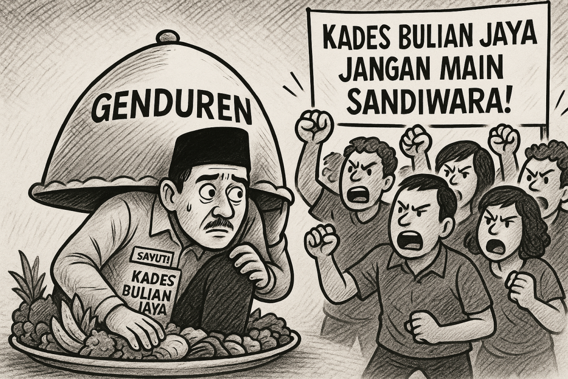 Sayuti Berlindung di Balik Genduren, Publik Geram: Kades Bulian Jaya Jangan Main Sandiwara!