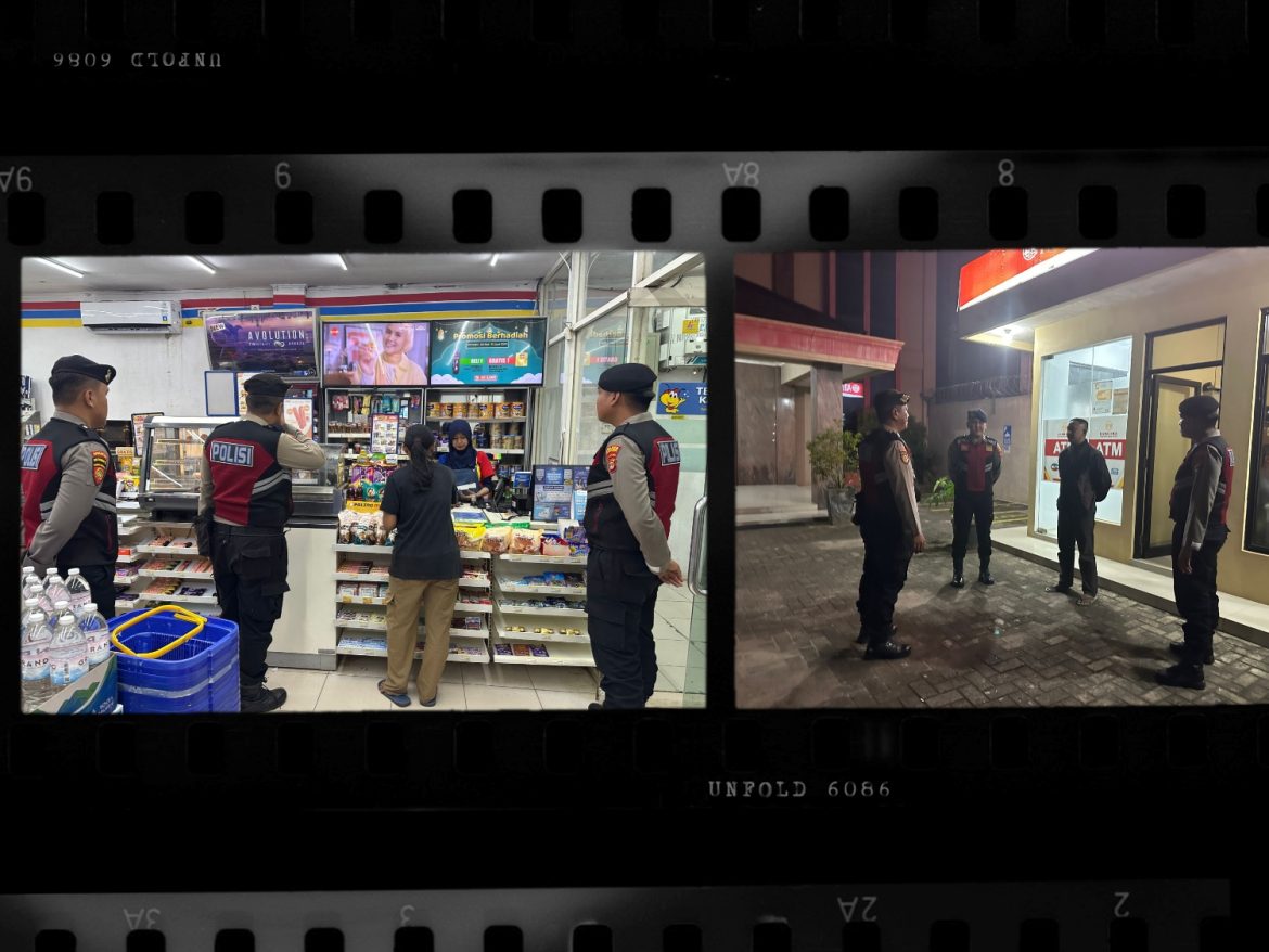 Samapta Polres Tulang Bawang Optimalkan Patroli Malam di Wilayah Pasar Unit 2, Berikut Sasaran dan Tujuannya