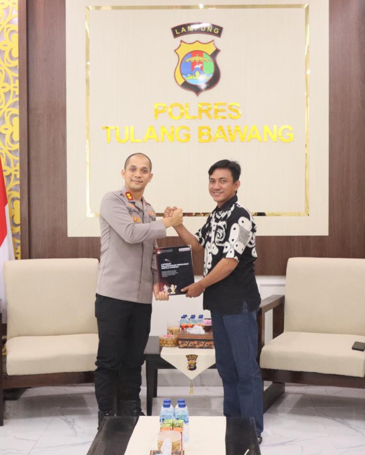 AKBP Yuliansyah Sampaikan Ini Saat Menerima Audensi Rombongan KPU Tulang Bawang di Presisi Lounge