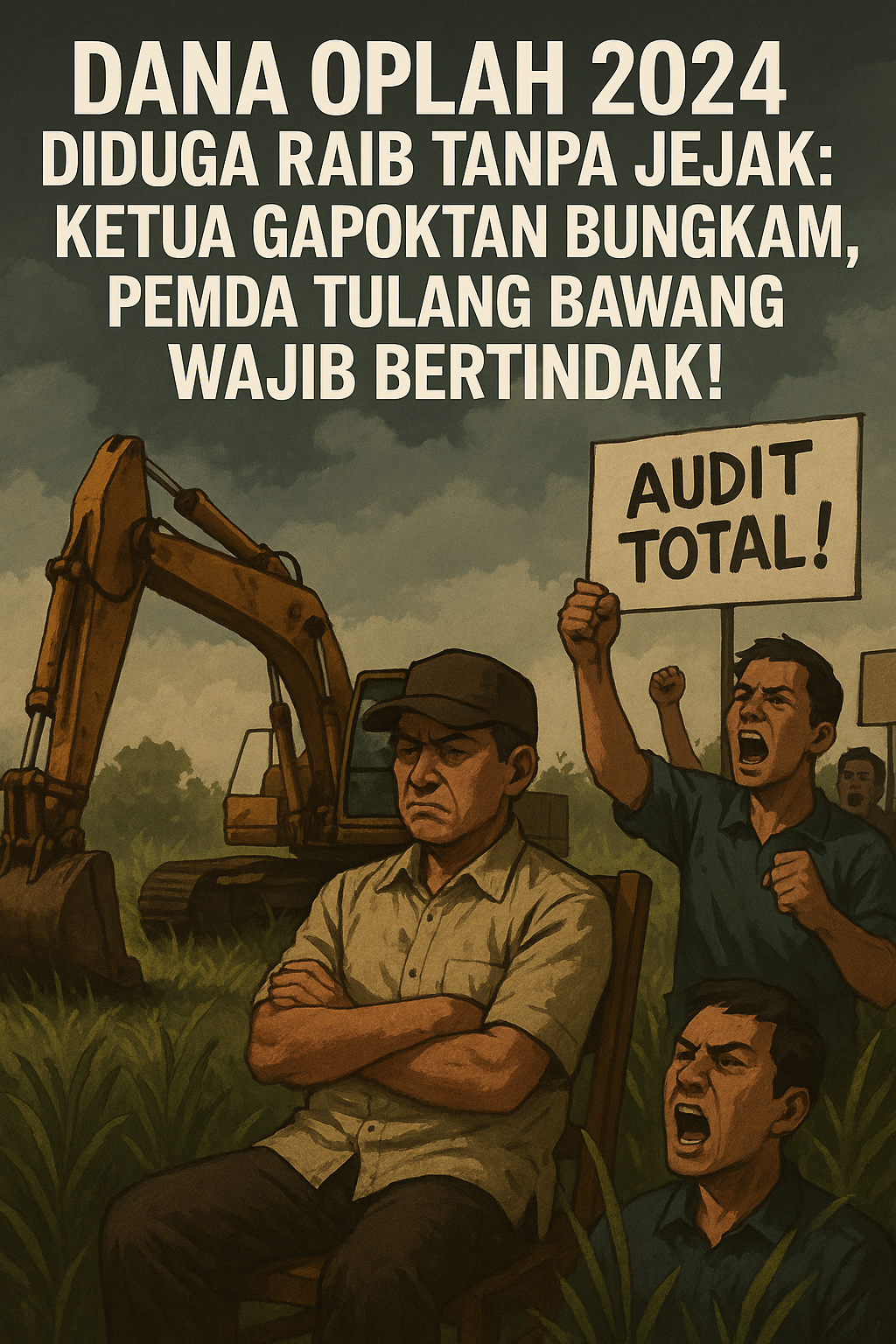 Skandal Dana Oplah 2024 Kian Menguak: Pemda Tulang Bawang Diminta Turun Tangan, Juni Gapoktan Gedung Meneng Baru Masih Bungkam
