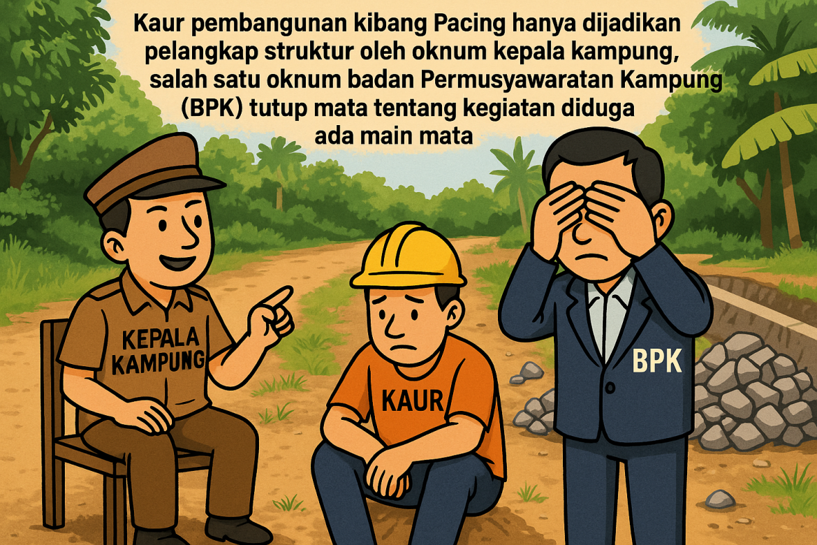 BPK dan Kepala Kampung Diduga Main Mata, Jabatan Kaur Pembangunan di Kibang Pacing Hanya Formalitas