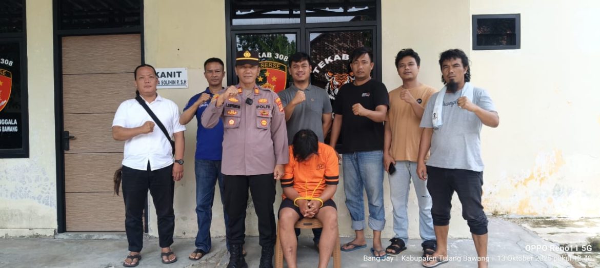 Tiga Tahun Bersembunyi, DPO Pencuri Besi Tower di Menggala Akhirnya Ditangkap Polisi