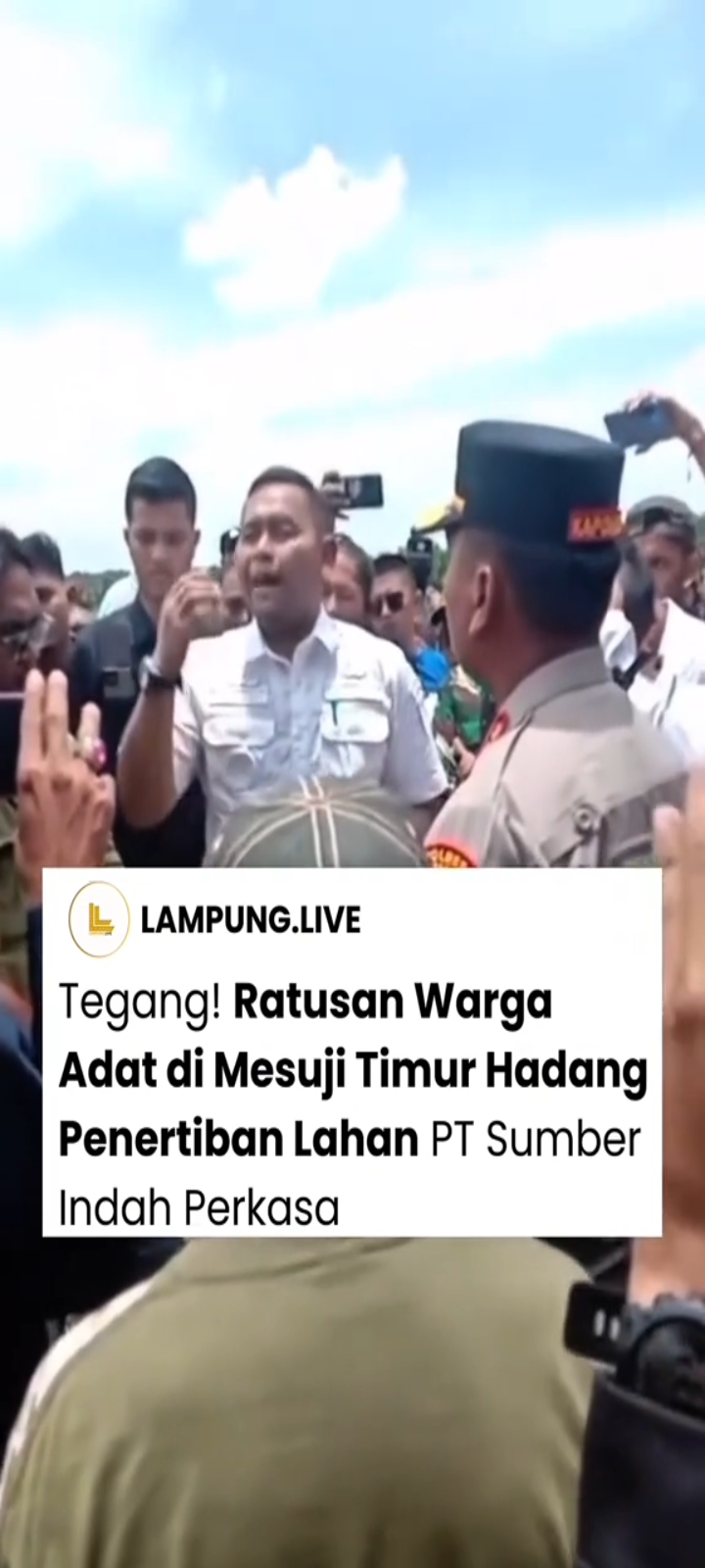 Ralat: Bukan Oknum BPN, Tapi Kepala Kesbangpol Mesuji T.W Diduga Sebut Lampung Tak Punya Tanah Adat