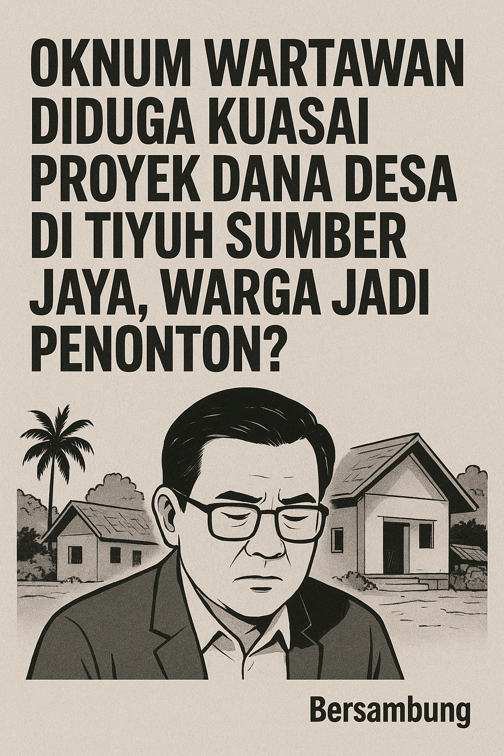 Oknum Wartawan Diduga Kuasai Proyek Dana Desa di Tiyuh Sumber Jaya, Warga Jadi Penonton?