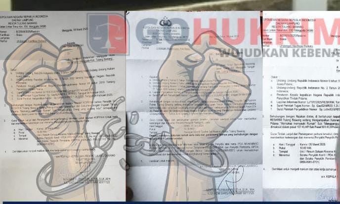 Gelombang Amarah Publik Meledak. SPDP Jurnalis KoranKabarNusantara.co.id Dinilai Brutal dan Menabrak UUD 1945 & UU Pers