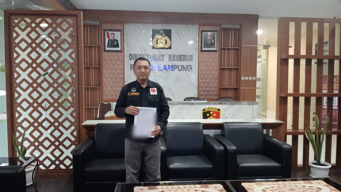Ketua LPKSM YKBA Sumbagsel Laporkan Lembaga Pelatihan Kerja Kaori Japan ke Polda Lampung Terkait Dugaan Pelanggaran Perlindungan Konsumen.