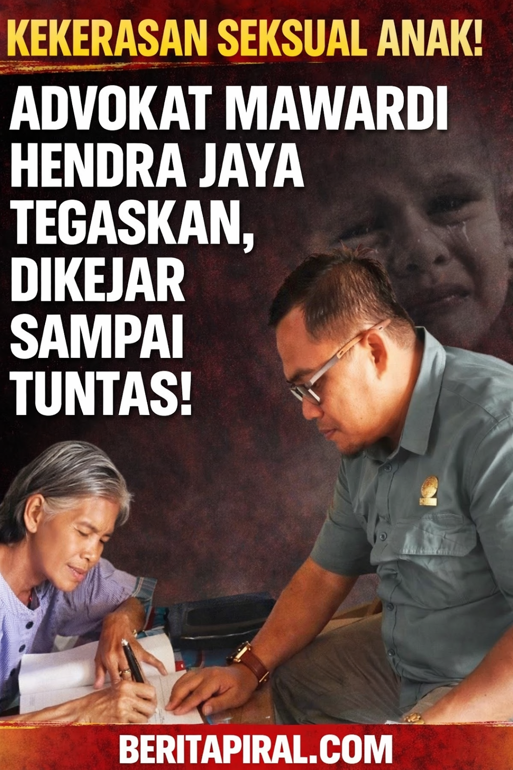 Advokat Mawardi Hendra Jaya SH MH Teken Surat Kuasa, Siap Kawal Kasus Dugaan Kekerasan Seksual Hingga Tuntas