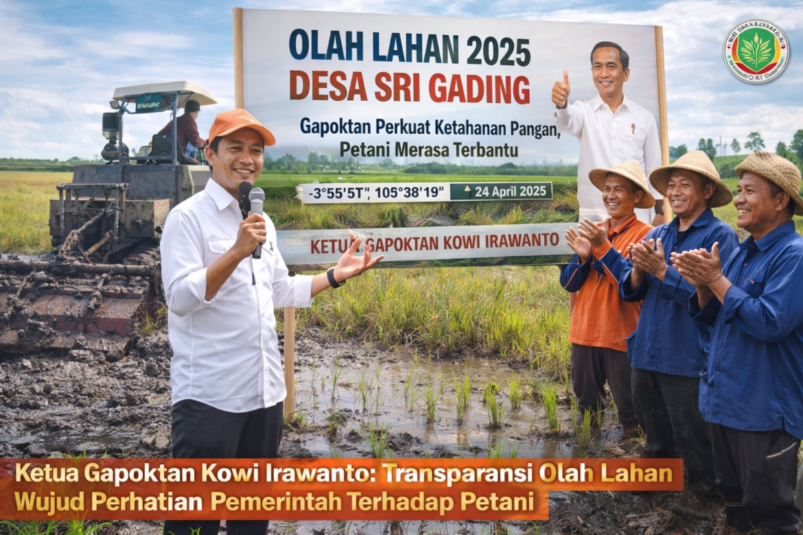 Olah Lahan 2025 di Desa Sri Gading: Gapoktan Perkuat Ketahanan Pangan, Petani Merasa Terbantu
