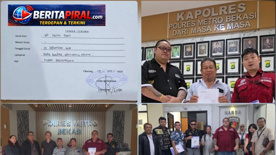 *Hairil Tami Kecewa Kinerja Penyidik Aipda A. RIFAI Unit II HARDA Polres Metro Bekasi ( Kabupaten ), Kepemimpinan Kapolres Kombes Pol. Sumarni, S.I.K., S.H., M.H. disorot*