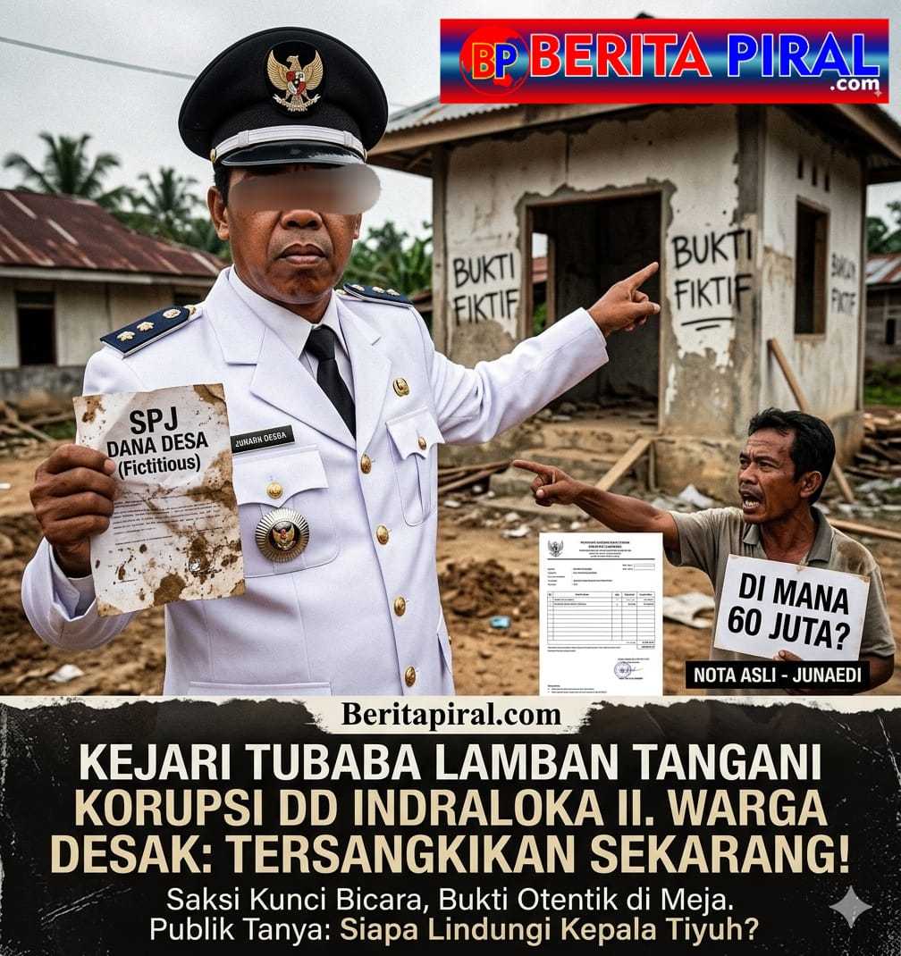 Kejari Tubaba Lamban Tangani Kasus Dana Desa Indraloka II, Publik Pertanyakan: Benarkah Kepala Tiyuh Kebal Hukum?
