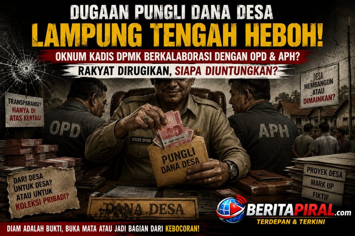 Lampung Tengah Memanas, Dugaan Skandal Pungli Dana Desa Seret Nama Pejabat DPMK dan OPD – APH Diminta Jangan Tutup Mata