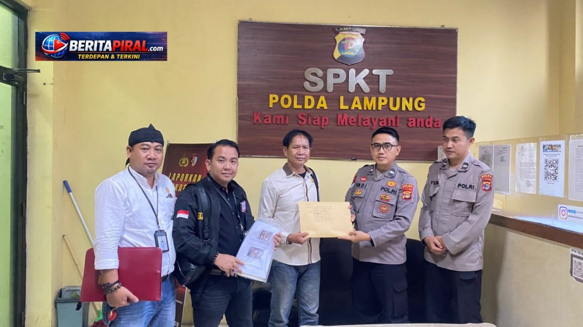 DPD ABR Indonesia Tubaba Laporkan Dugaan Ketidaksesuaian Menu MBG ke Polda Lampung