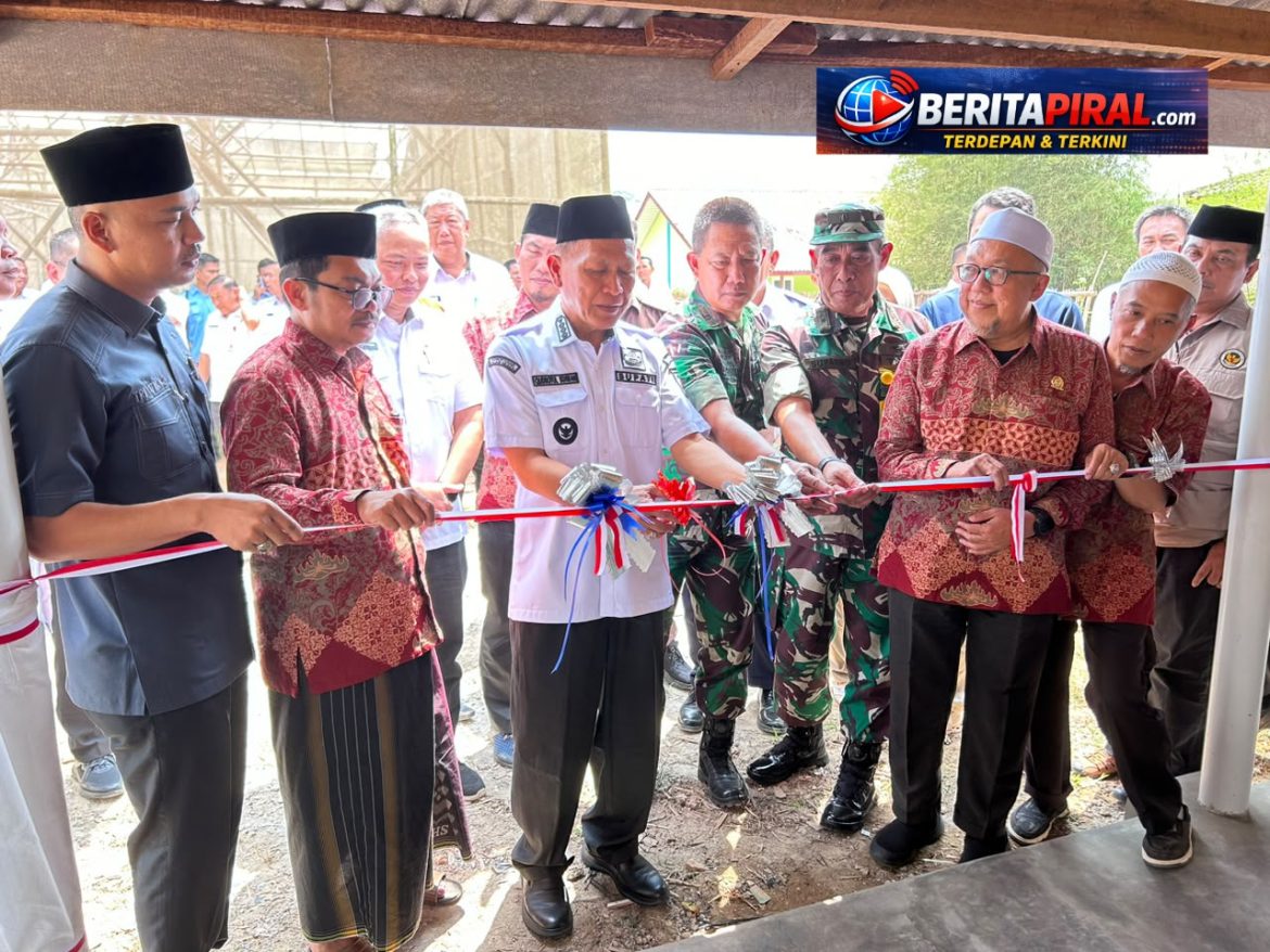 Lettu Sudirman Hadiri Launching Balai Ternak dan Pabrik Tempe di Kab Tuba