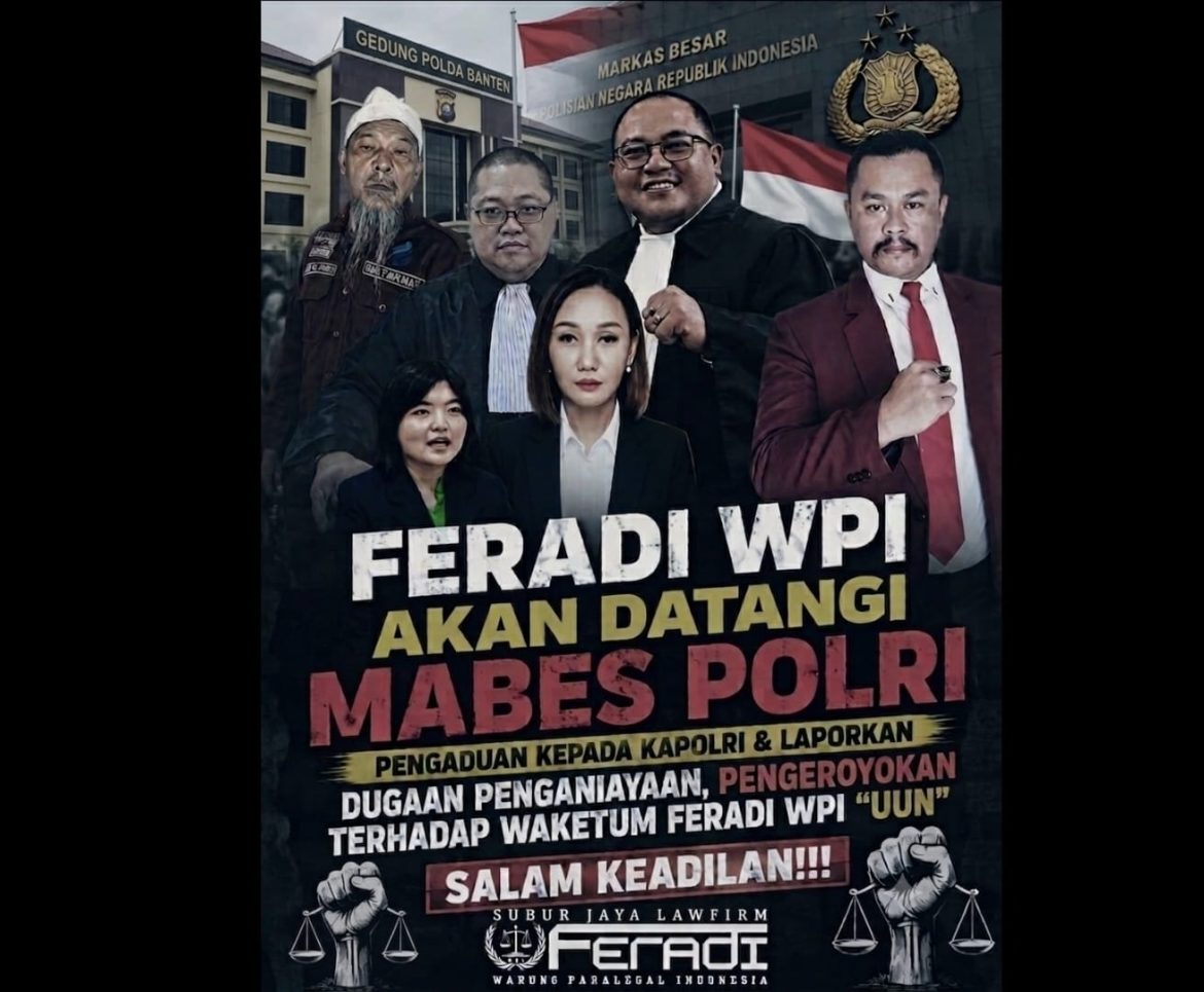Bongkar Dugaan Penyidikan “Tutup Mata” Kasus Eyang UUN di Polda Banten, UUN Minta Perkara diambil alih Mabes Polri, FERADI WPI-Subur Jaya Lawfirm dampingi UUN