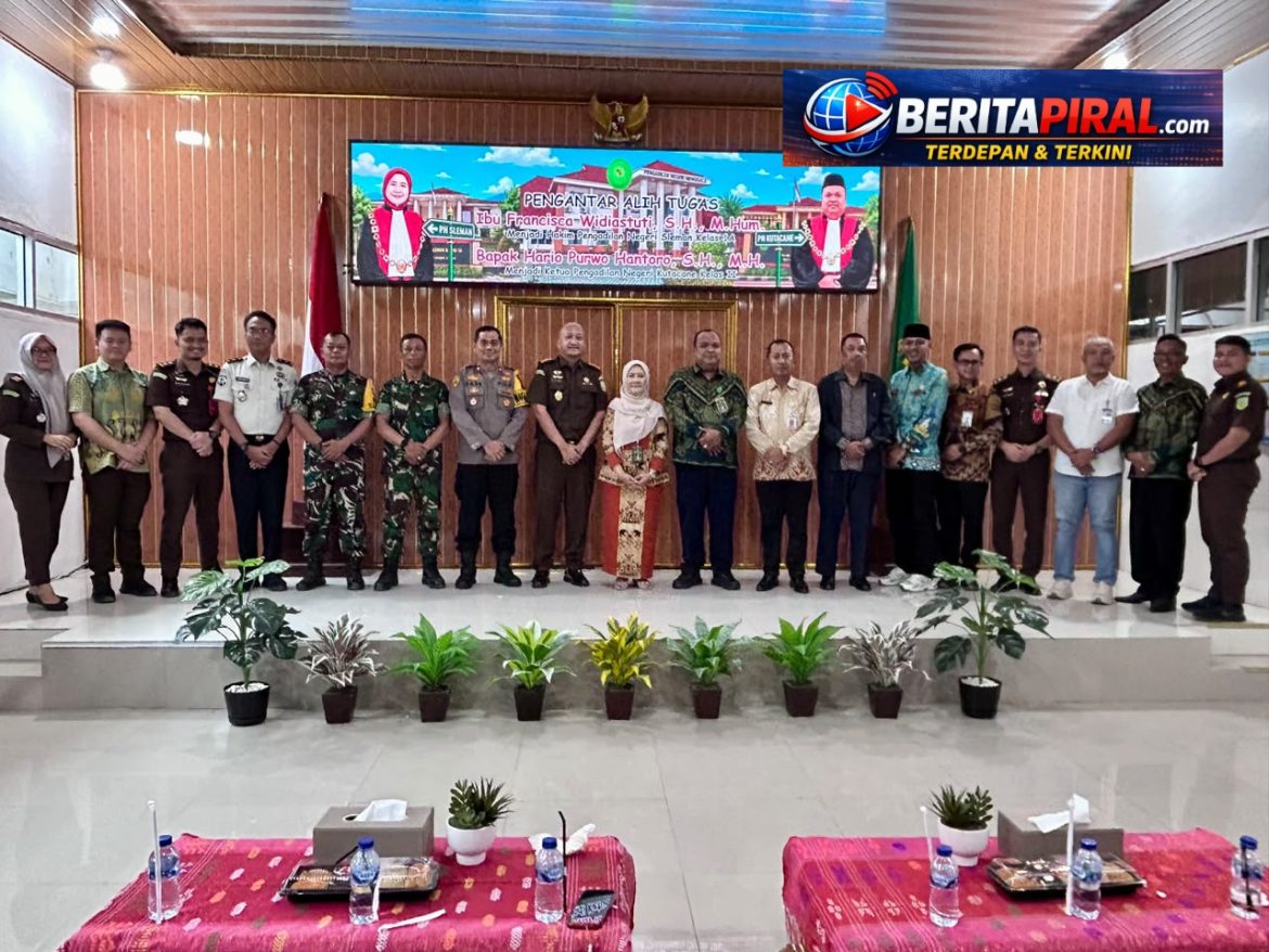 Lettu Mardiansyah Hadiri Pengantar Alih Tugas Ketua dan Wakil Ketua Pengadilan Negeri Menggala