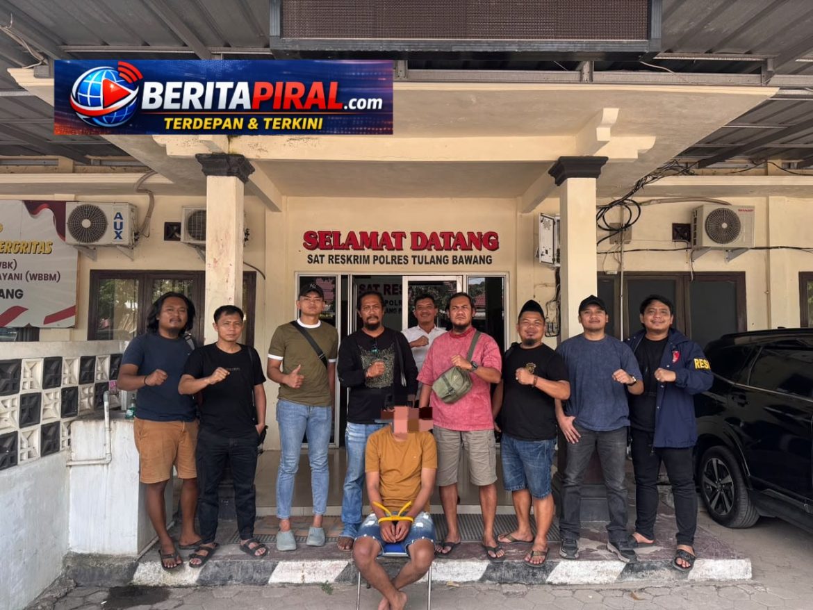Kurang dari 24 Jam, Tim URC bersama Tekab 308 Satreskrim Polres Tulang Bawang Ringkus Terduga Pelaku Pembunuhan di Gedung Meneng